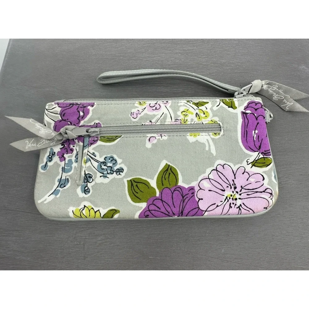 Vera‎ Bradley Criss Cross Wristlet Watercolors Zipper Compartments Wallet